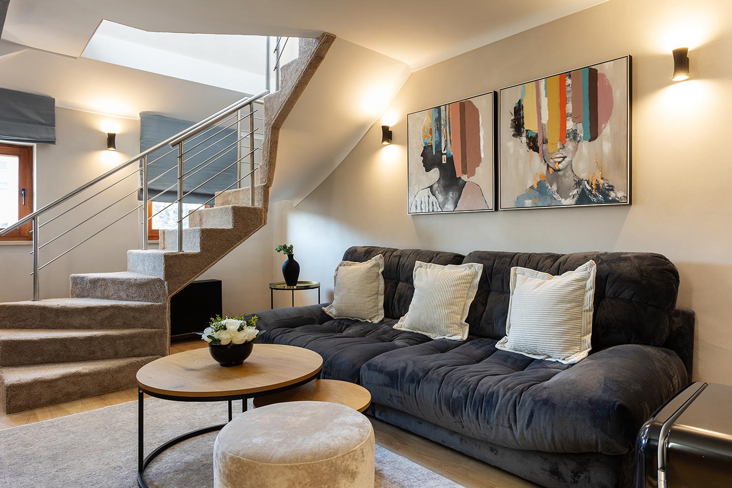 Two-bedroom maisonette
